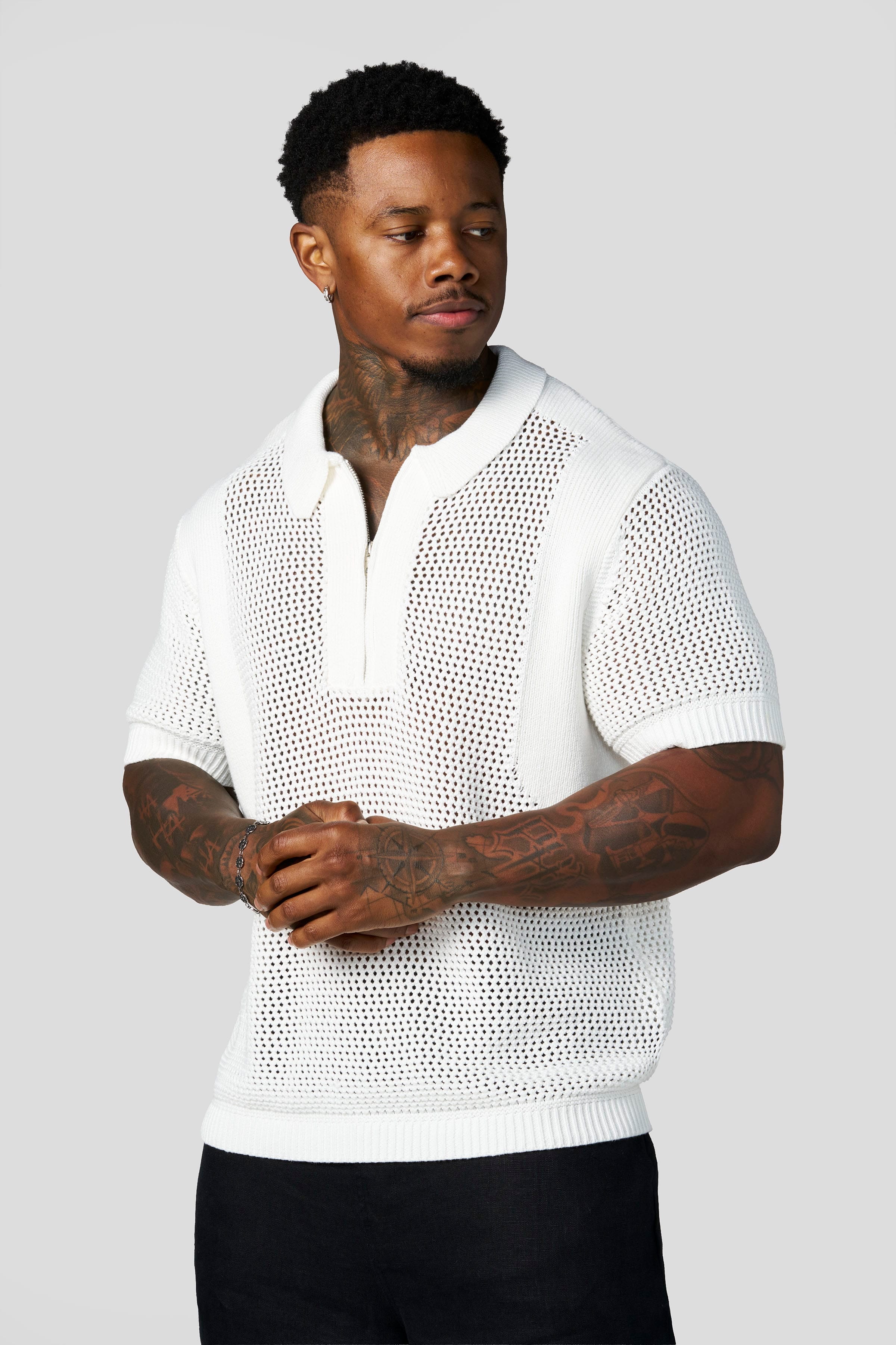 4308 - Upscale Crochet Polos