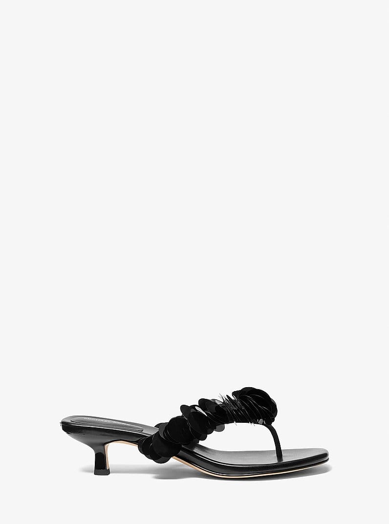 Loretta Sequin Embellished Sandal