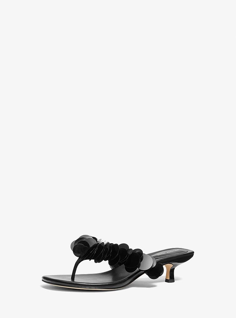 Loretta Sequin Embellished Sandal