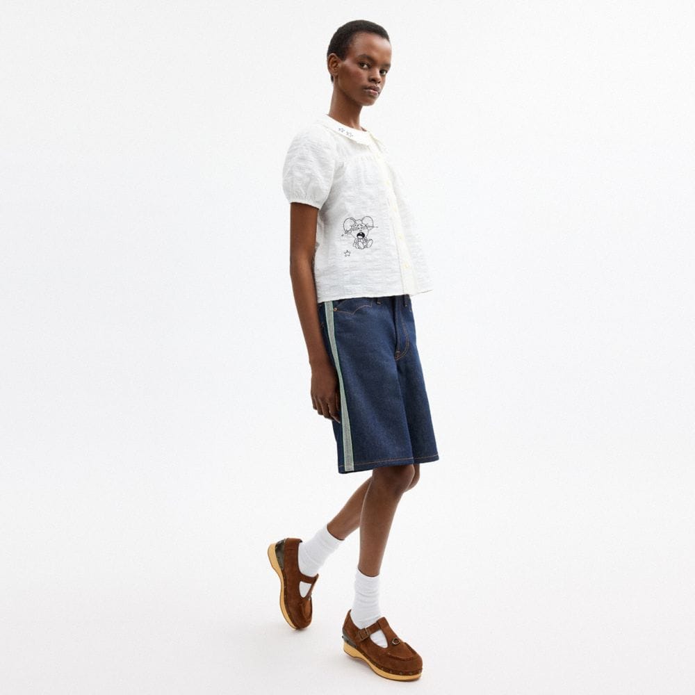 Coach | Brain Dead Embroidered Button Up Blouse