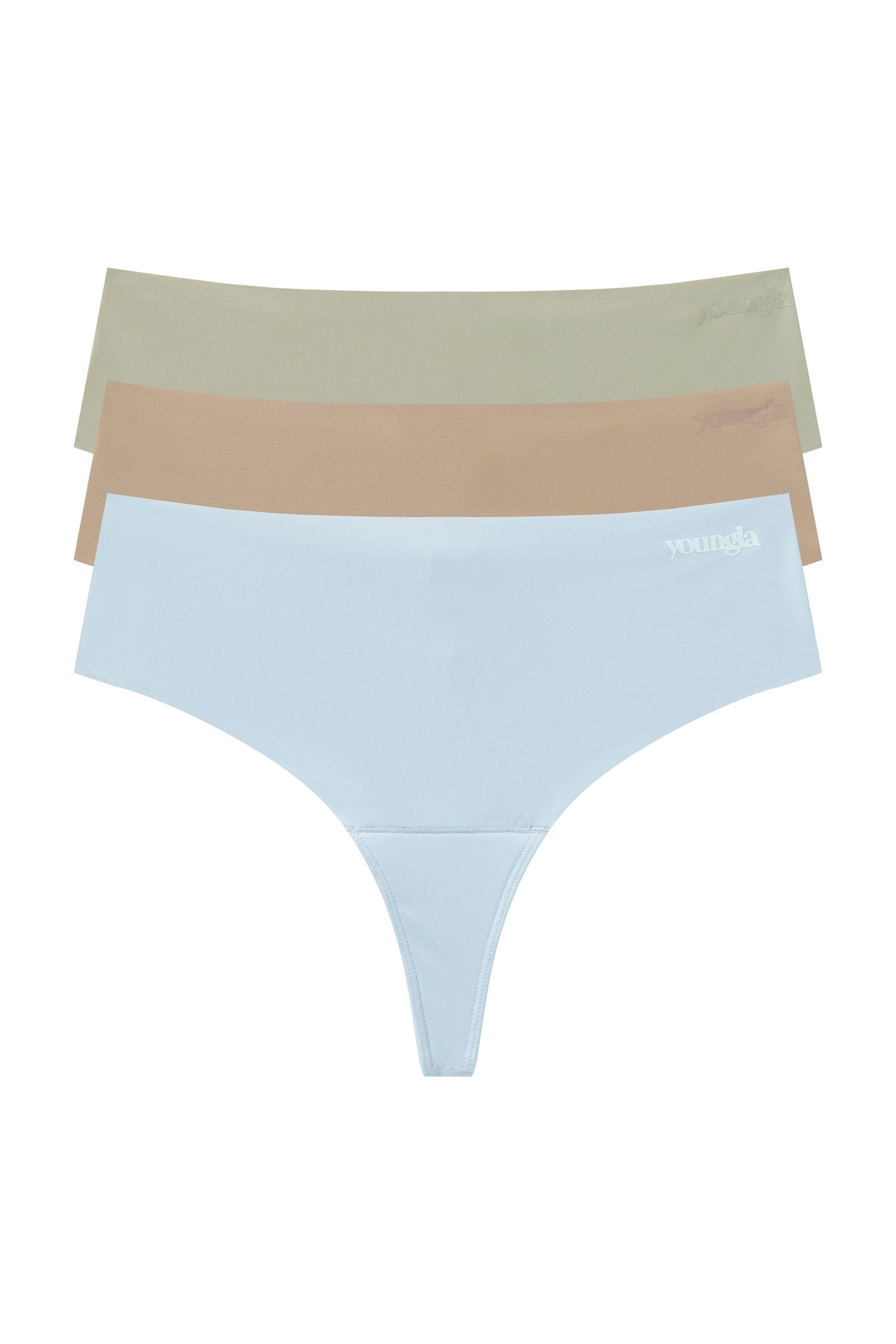 W637 padded thong 3-pack