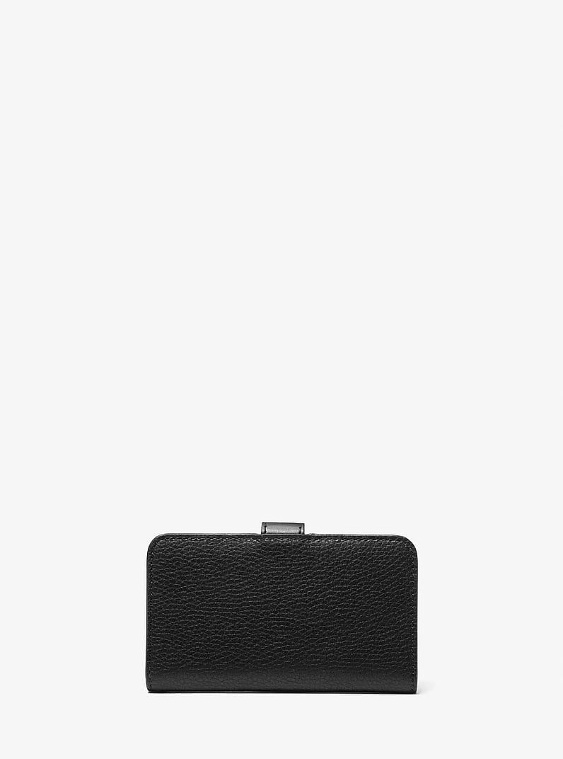 Jet Set Travel Medium Pebbled Leather Billfold Wallet