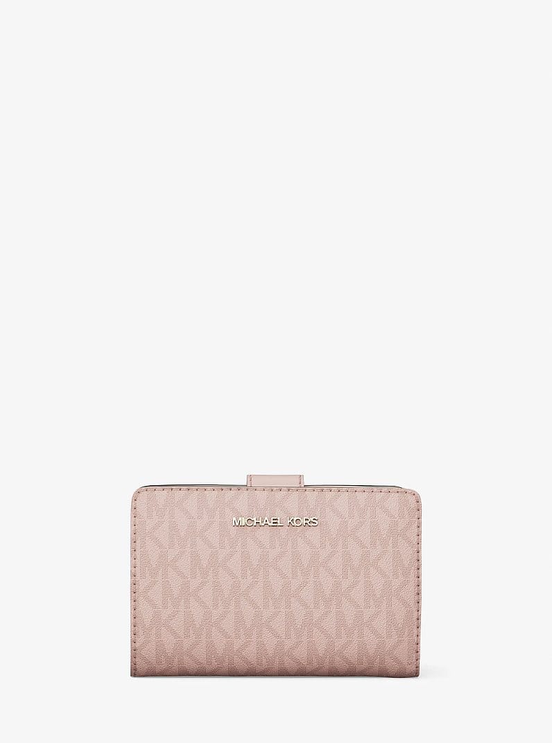 Jet Set Medium Signature Logo Bi-Fold Wallet