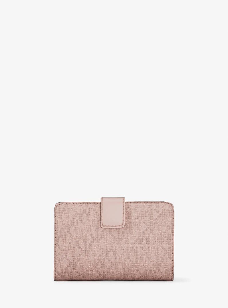 Jet Set Medium Signature Logo Bi-Fold Wallet