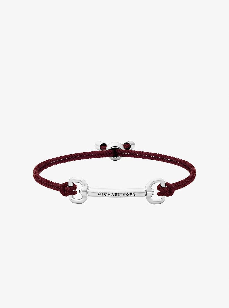 Horsebit Cord Slider Bracelet