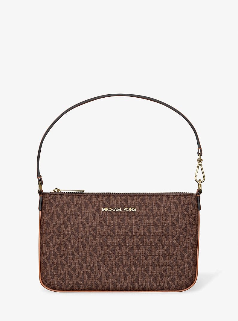 Jet Set Small Signature Logo Convertible Wristlet