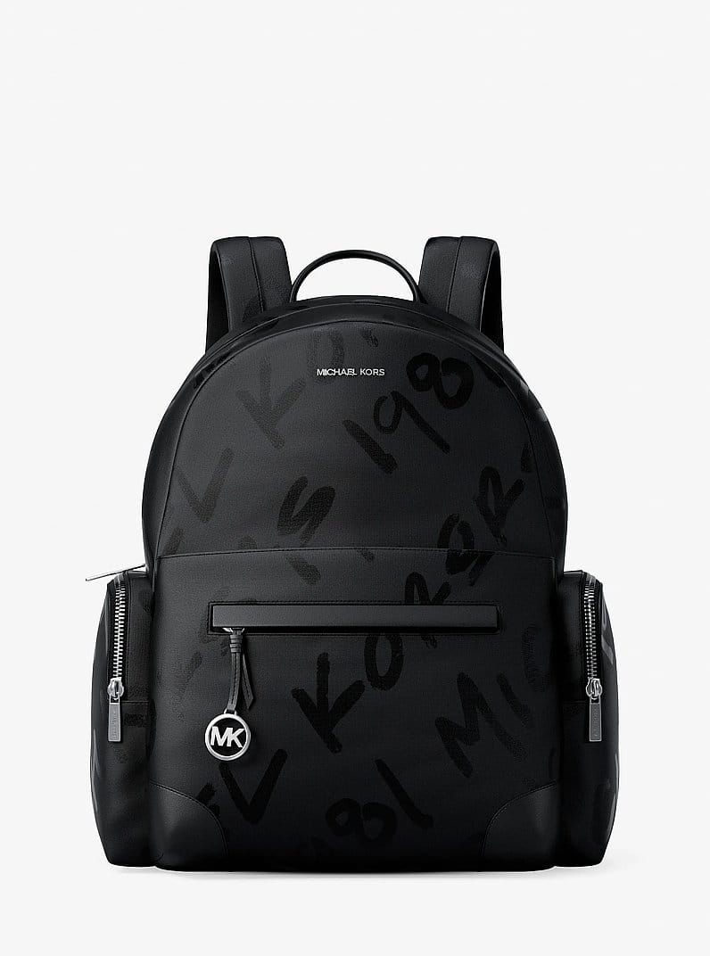 Prescott Large Printed Nylon Backpack