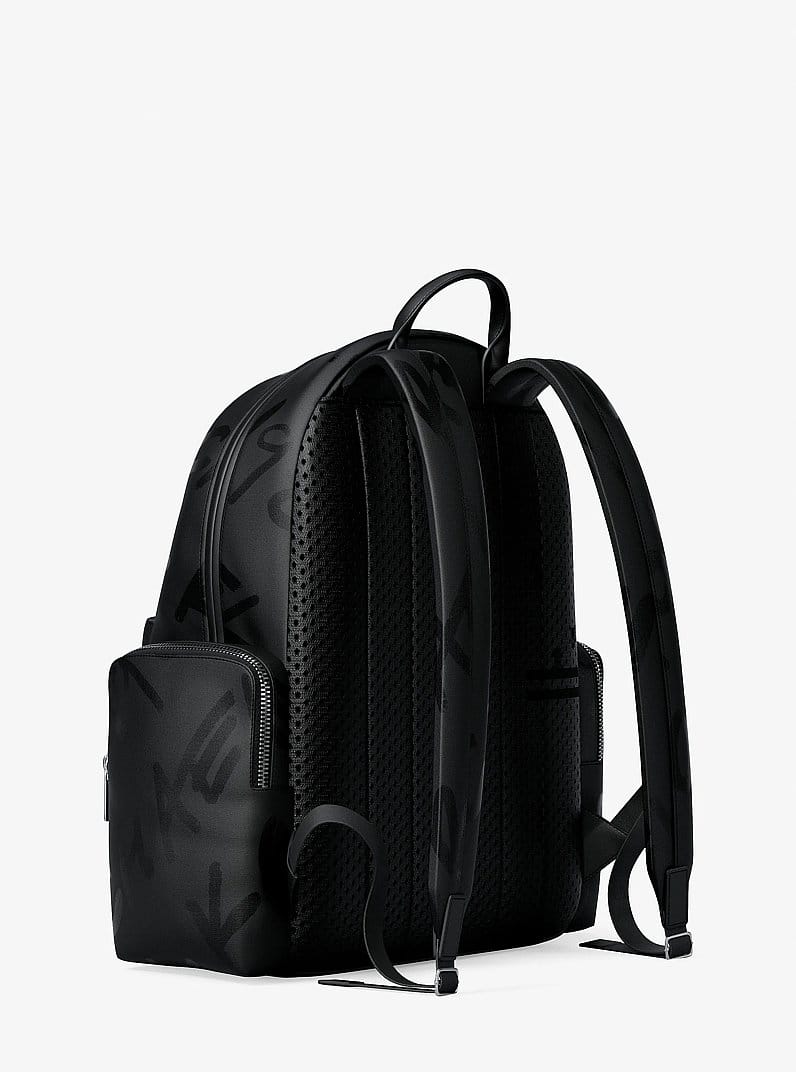 Prescott Large Printed Nylon Backpack