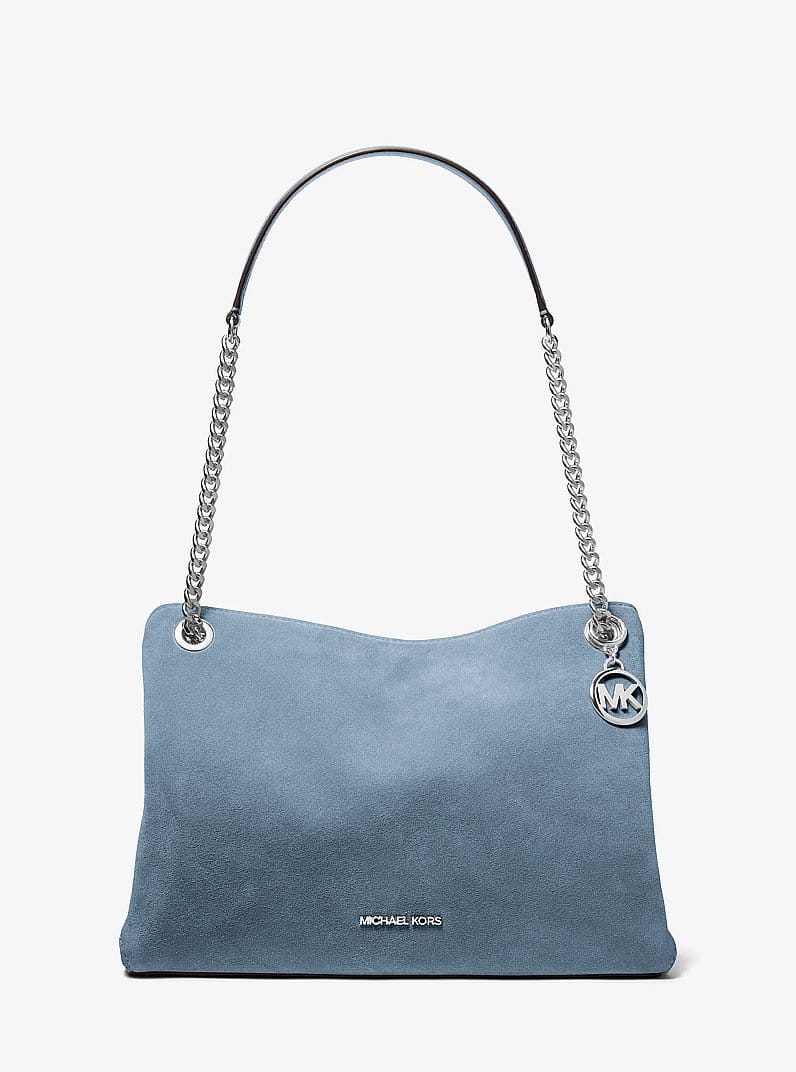 Christina Medium Suede Messenger Bag