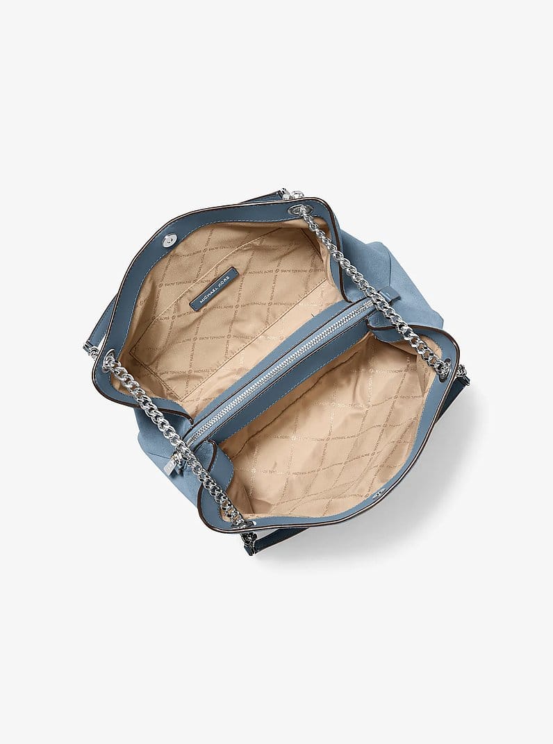 Christina Medium Suede Messenger Bag