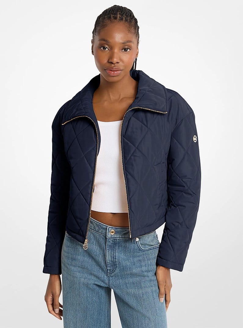 Cropped Quilted Jacket