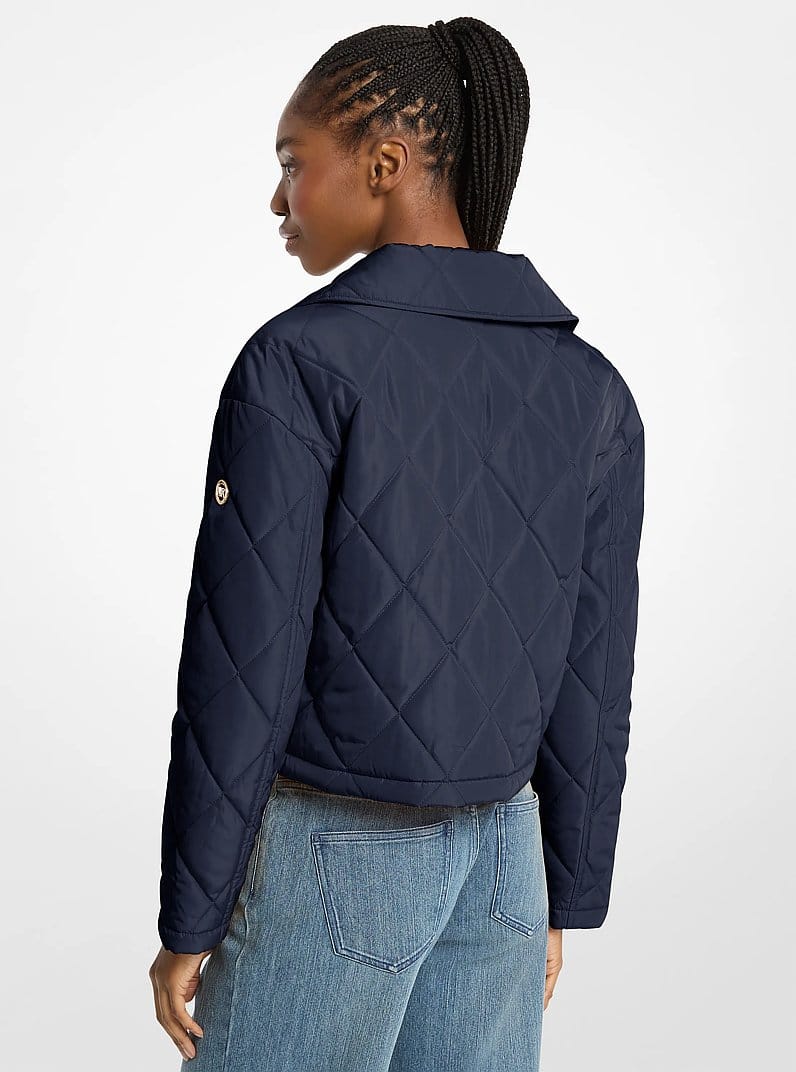 Cropped Quilted Jacket