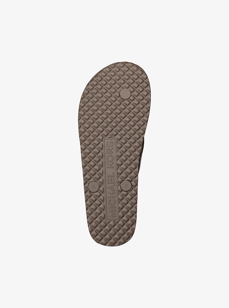 Plaid Print Flip Flop