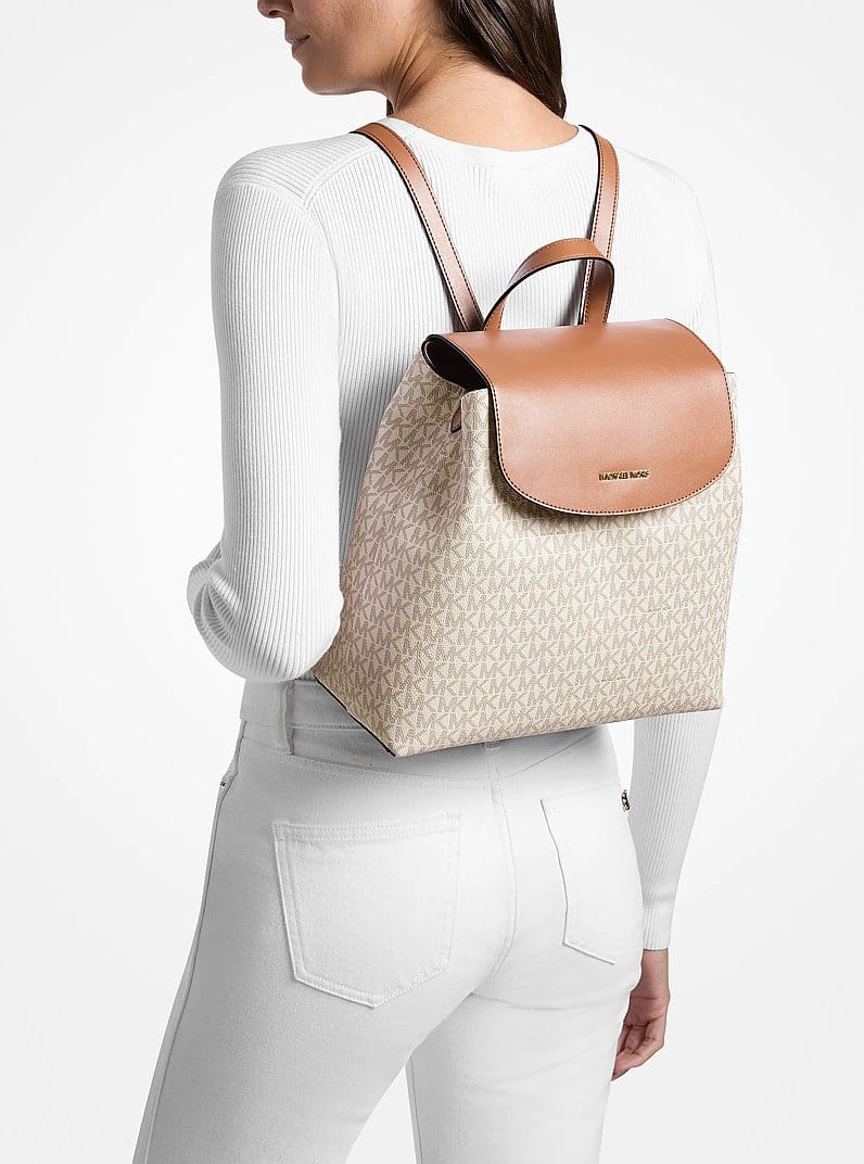 Maya Medium Signature Logo Backpack