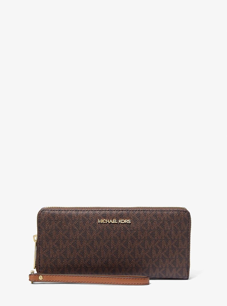 Jet Set Travel Large Logo Continental Wristlet