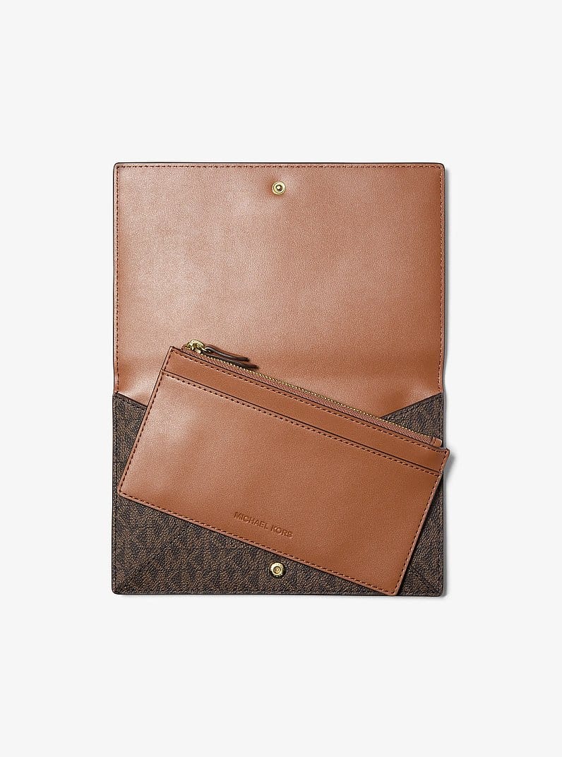 Jet Set Travel Signature Logo 2-in-1 Clutch