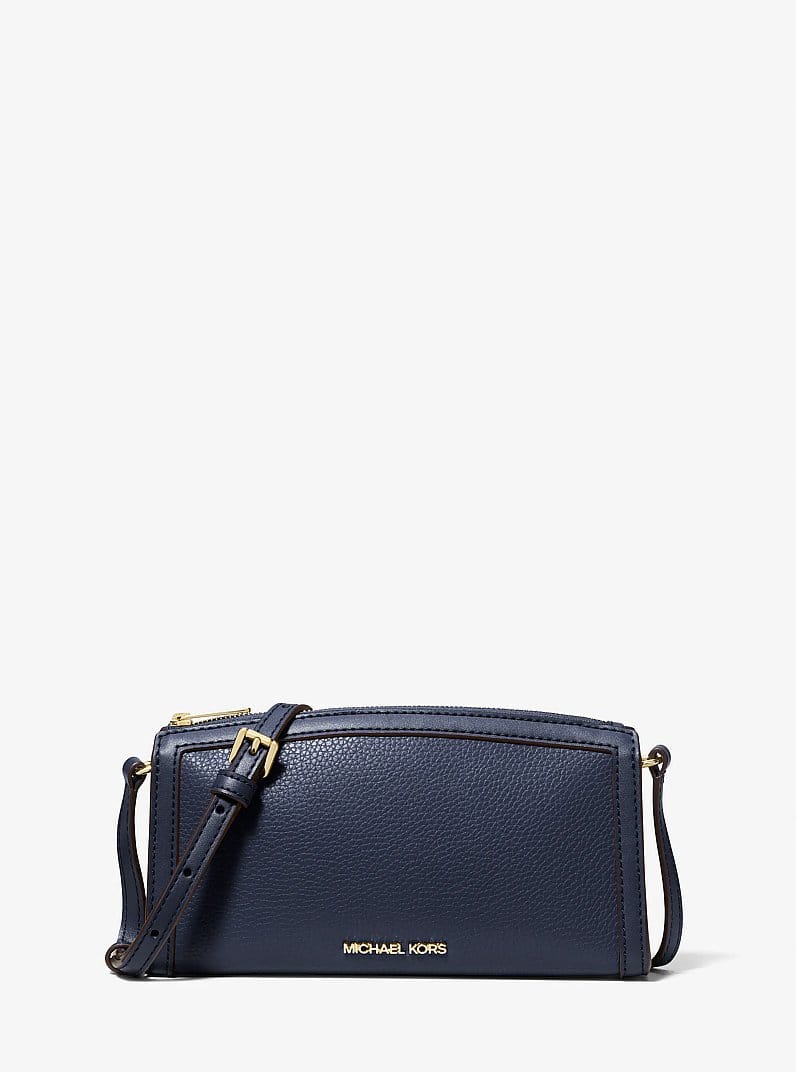 Jet Set Medium Pebbled Leather Crossbody Bag