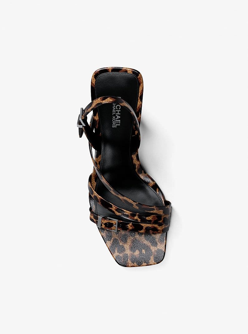 Yvette Leopard Print Sandal