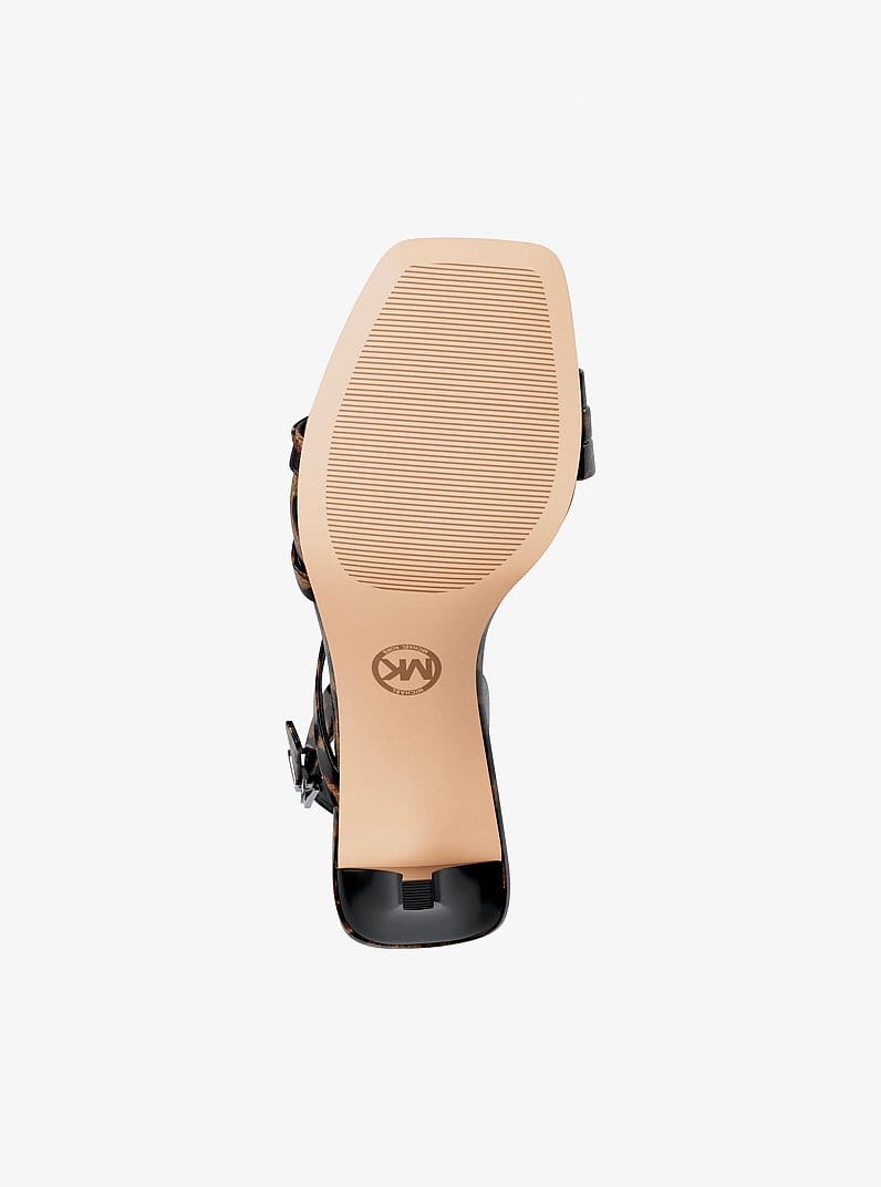 Yvette Leopard Print Sandal