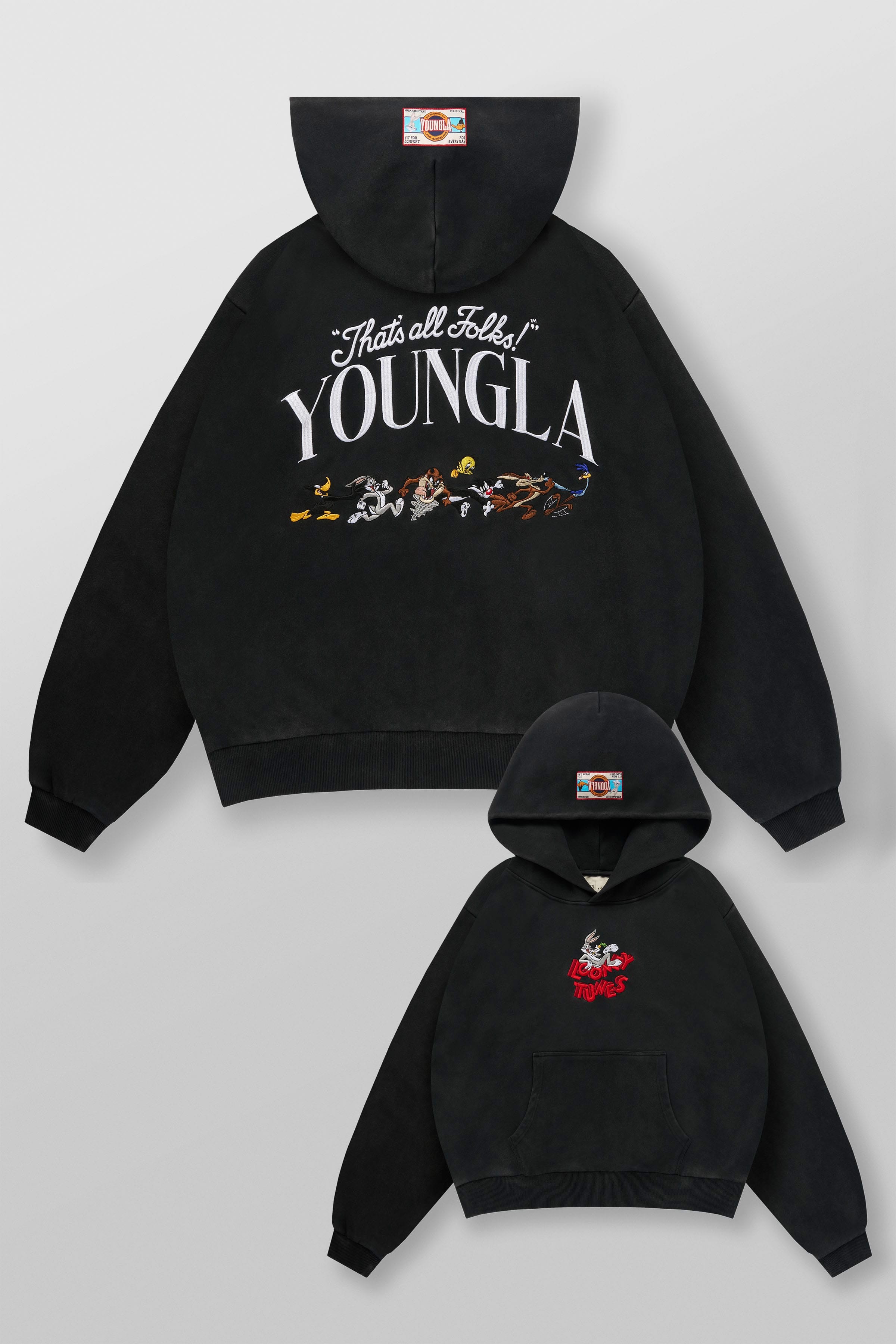 5114 - Looney Tunes Embroidered Hoodies