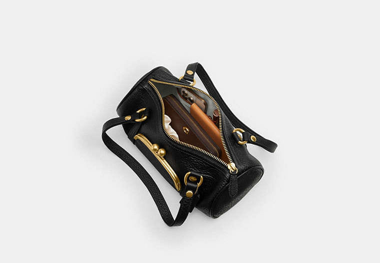Kisslock Barrel Bag
