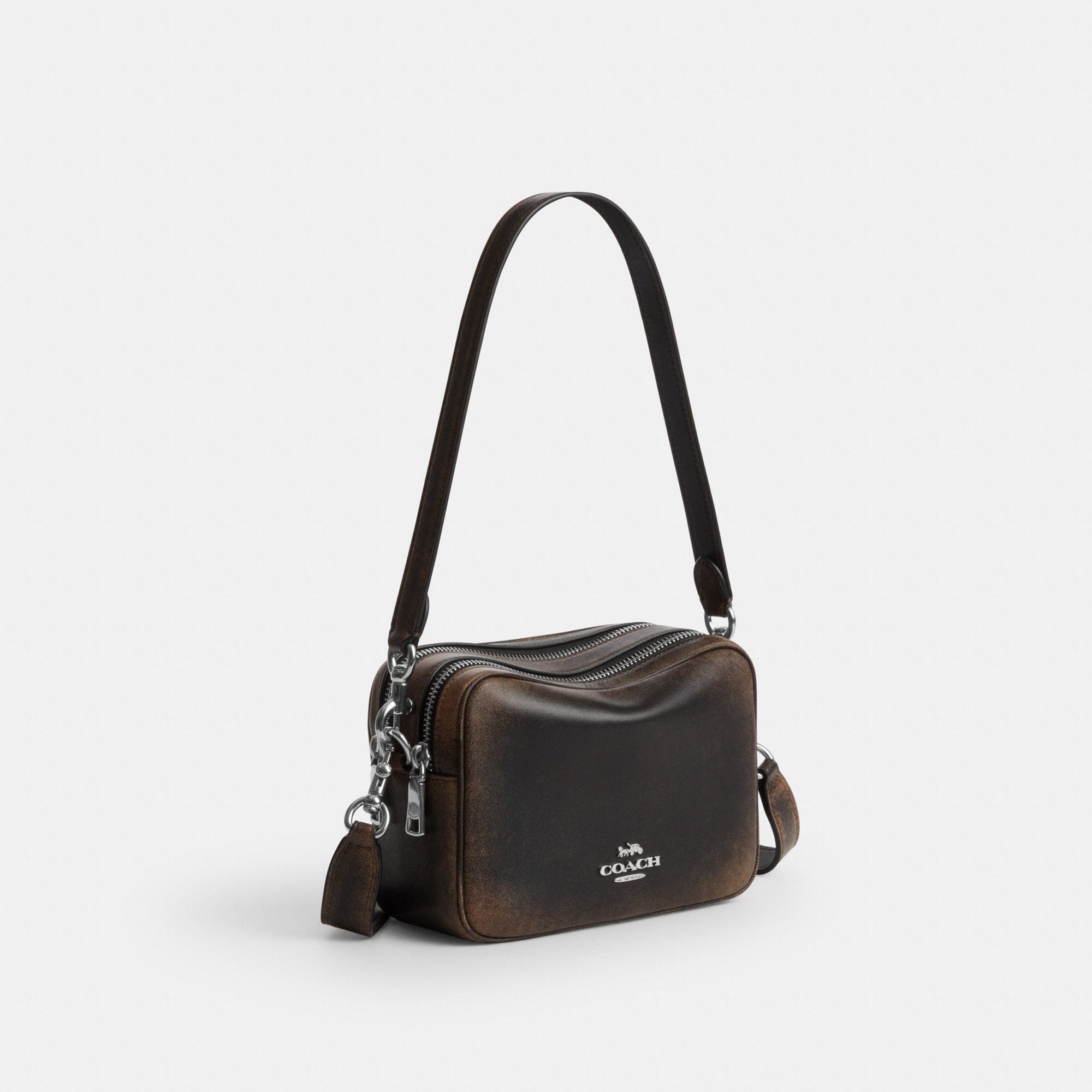 Mini Carey Crossbody Bag In Loved Leather