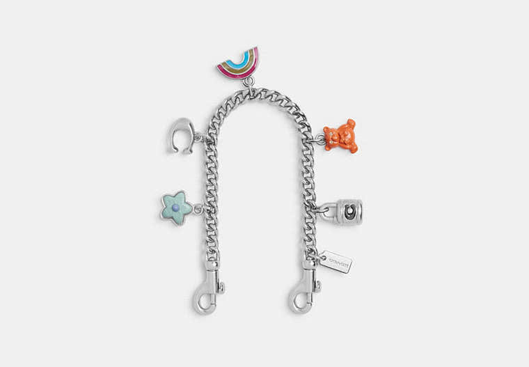 Silver Swagger Chain With Charms