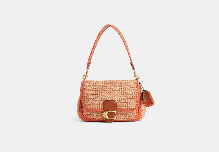 Reloved Soft Tabby Shoulder Bag With Crochet