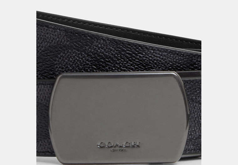 Plaque Buckle Cut-To-Size Reversible Belt, 38 Mm