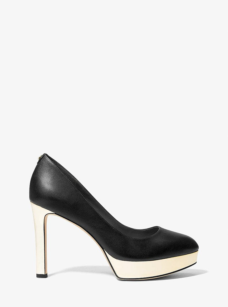 Chantal Leather Platform Pump