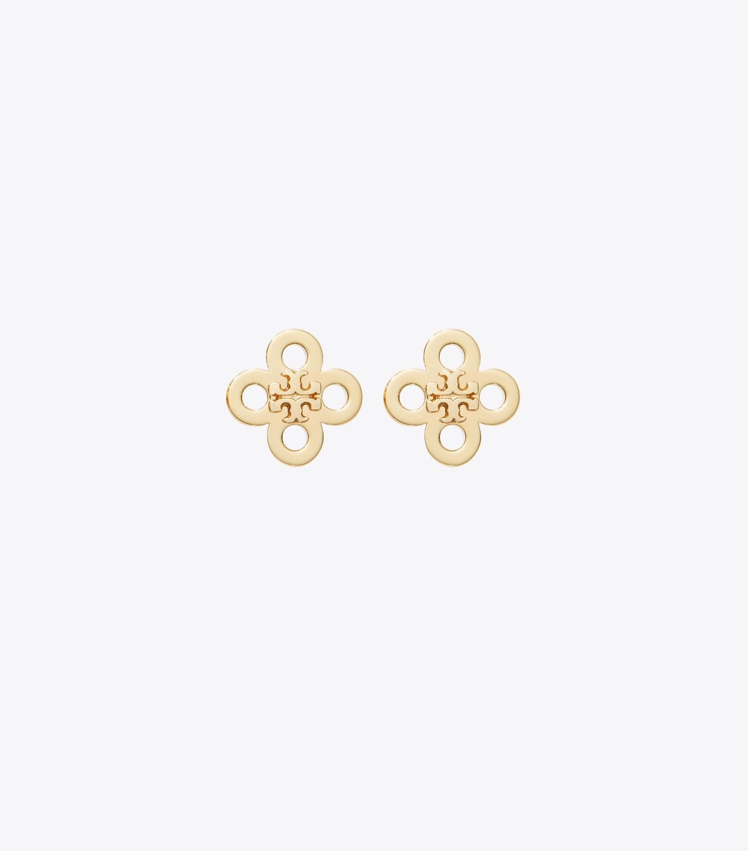 Forget Me Not Clover Stud Earring