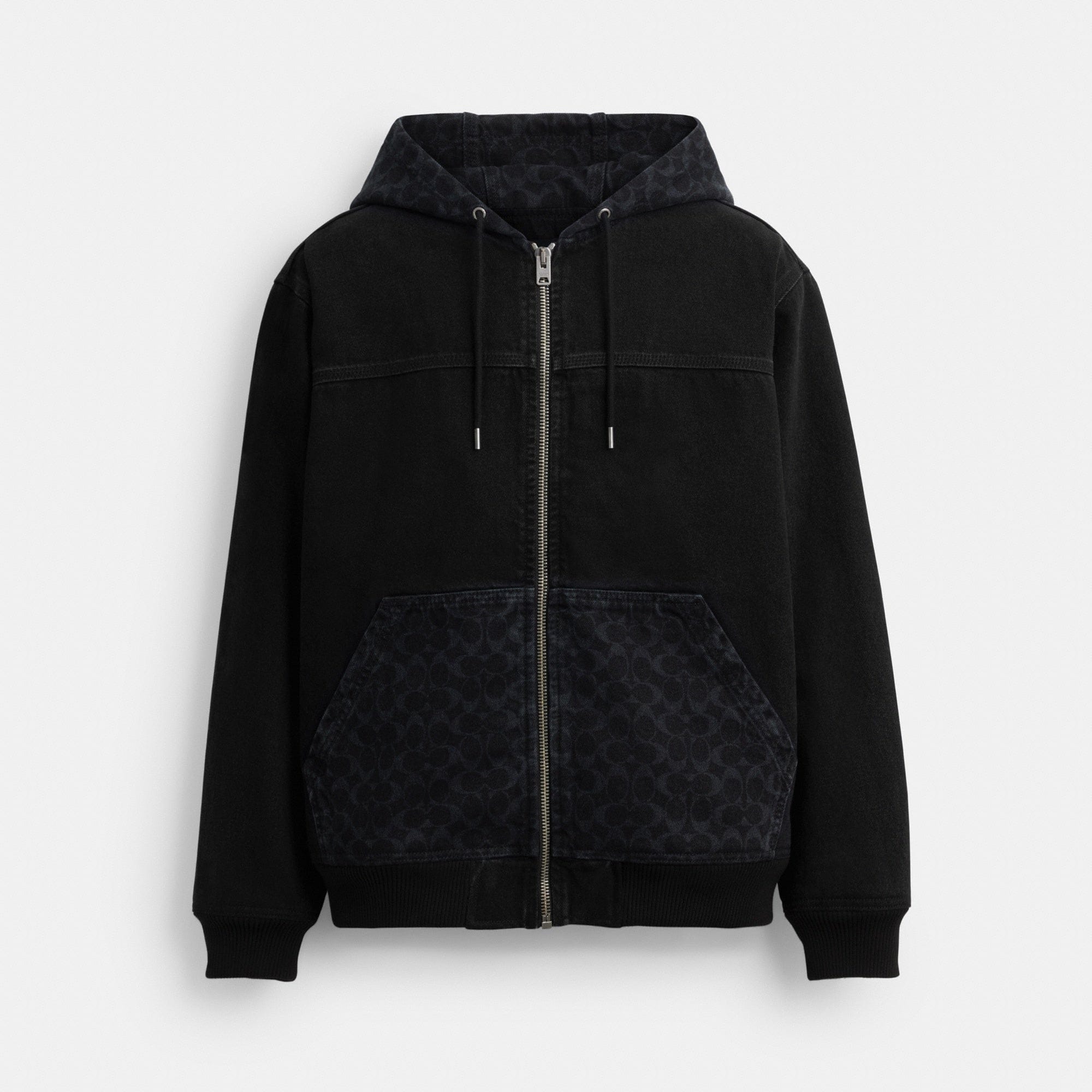 Signature Denim Zip Jacket