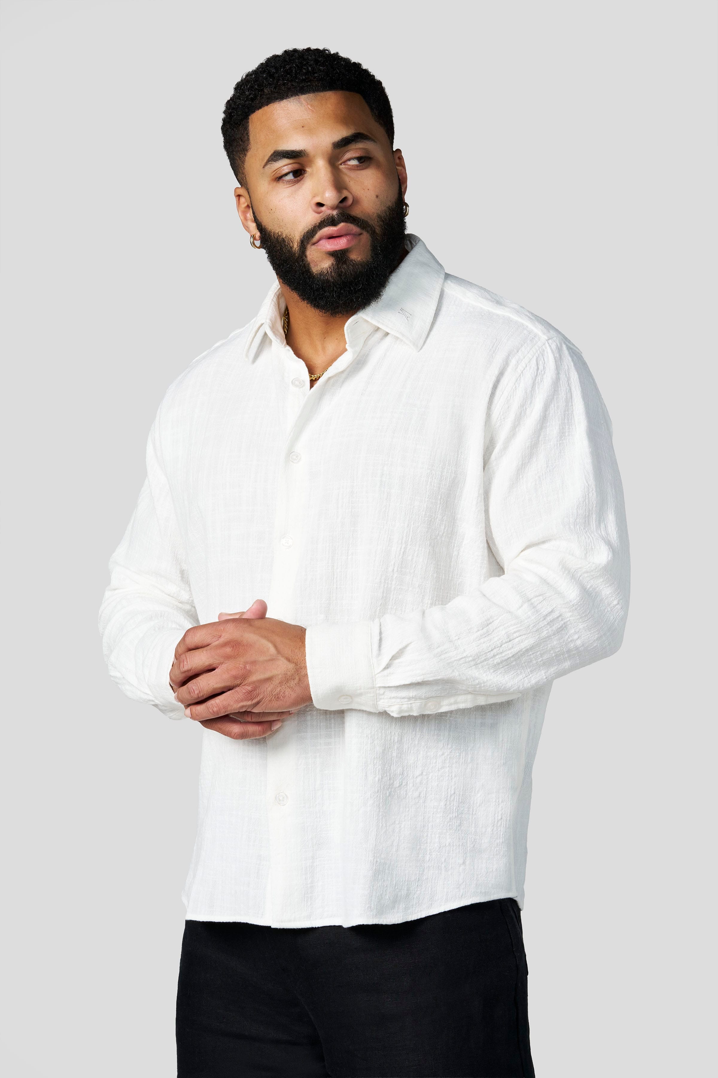8095 - Cotton Linen Button-Ups