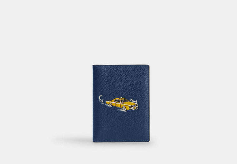 Passport Card Case With Car Print