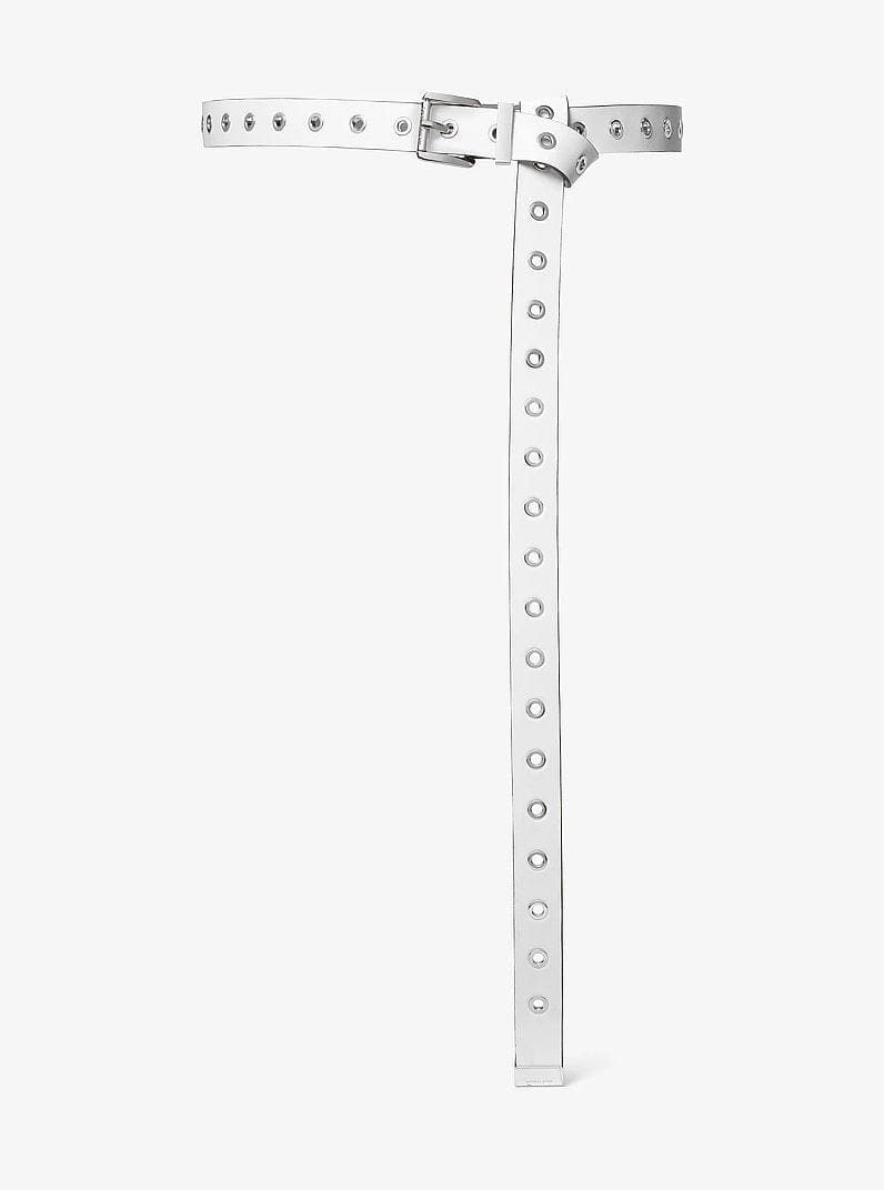 Grommeted Leather Belt