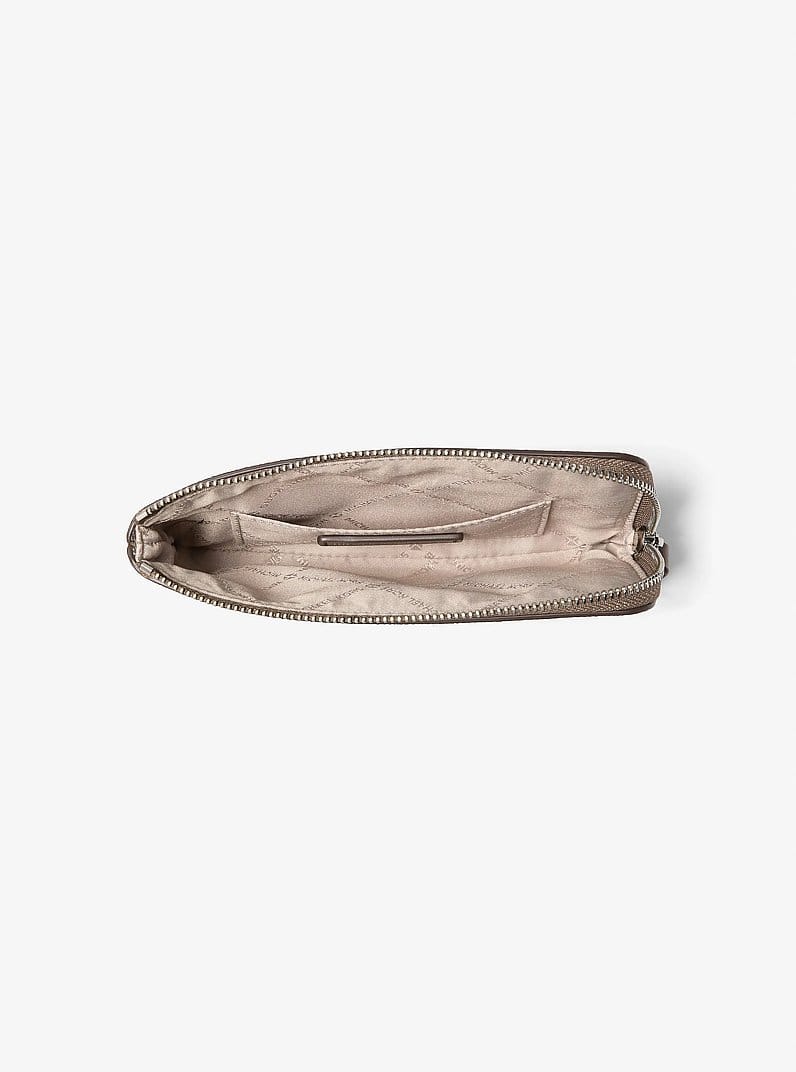 Jet Set Travel Small Signature Logo Wristlet