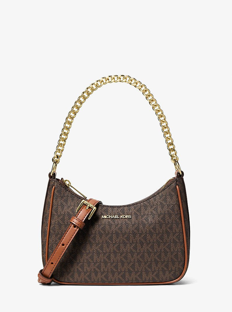 Jet Set Signature Logo Convertible Crossbody Bag