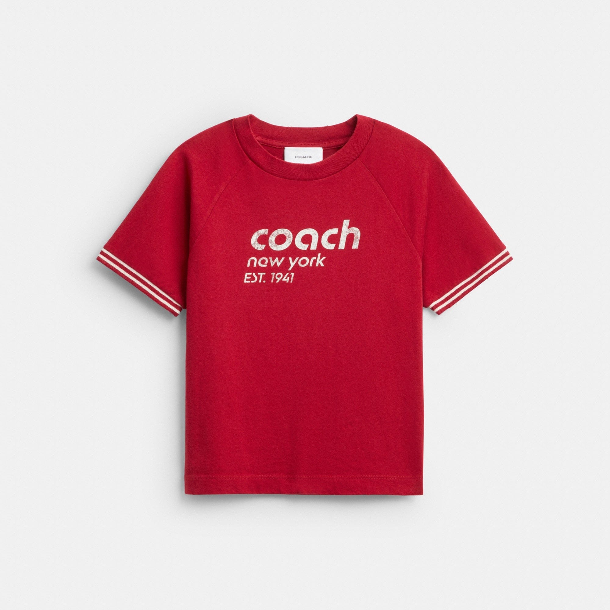 Raglan Jersey T-Shirt In Organic Cotton
