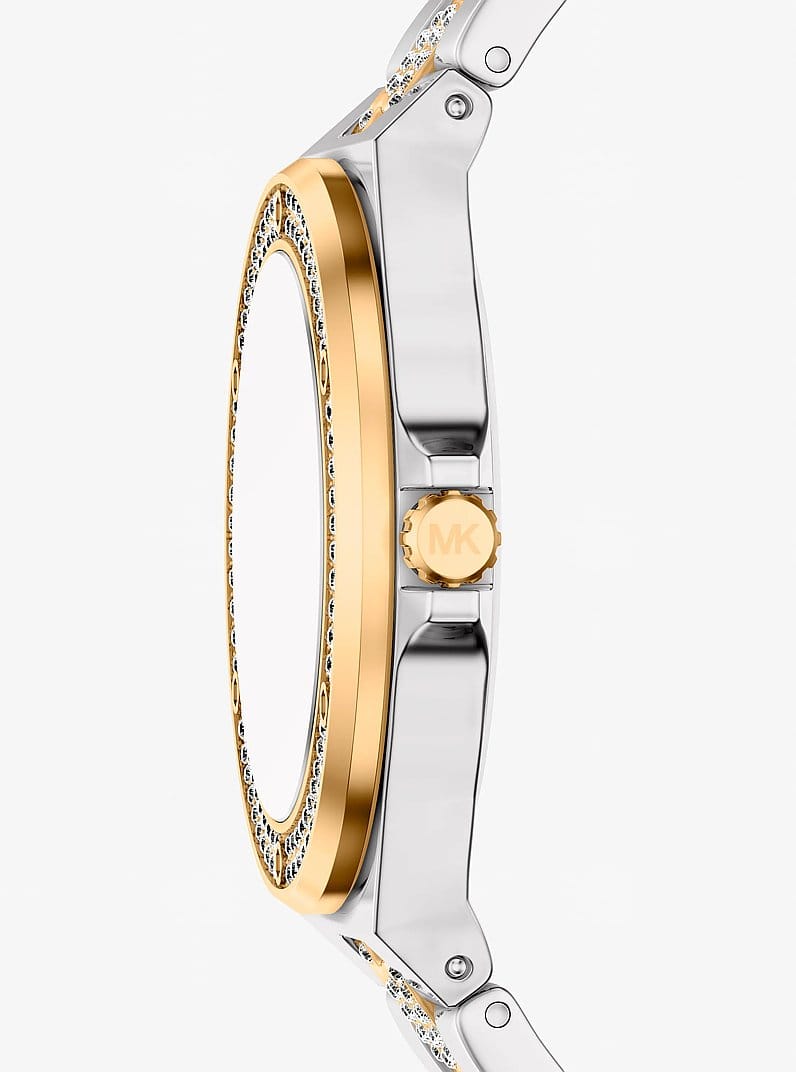 Lennox Pavé Two-Tone Watch