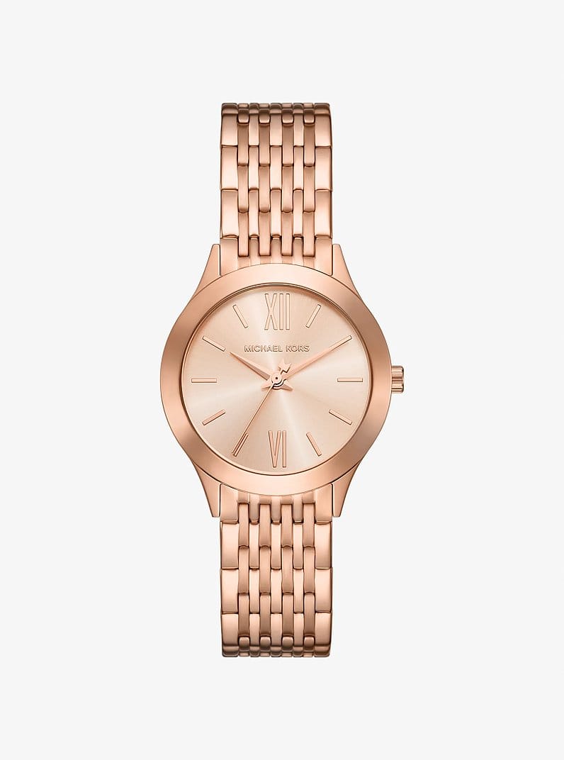 Mini Aspyn Rose Gold-Tone Watch