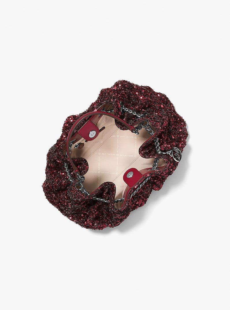 Mina Small Sequin Embellished Convertible Pochette