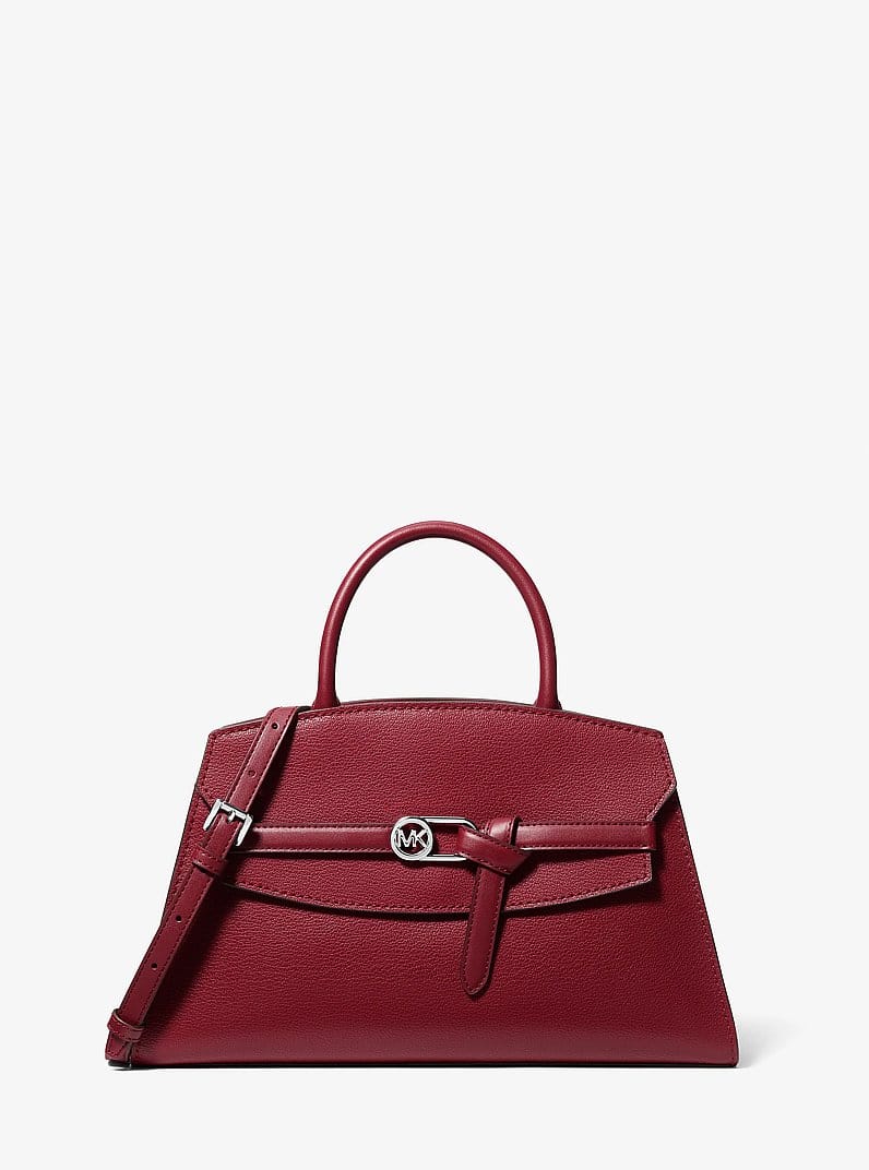 Greta Medium Leather Satchel