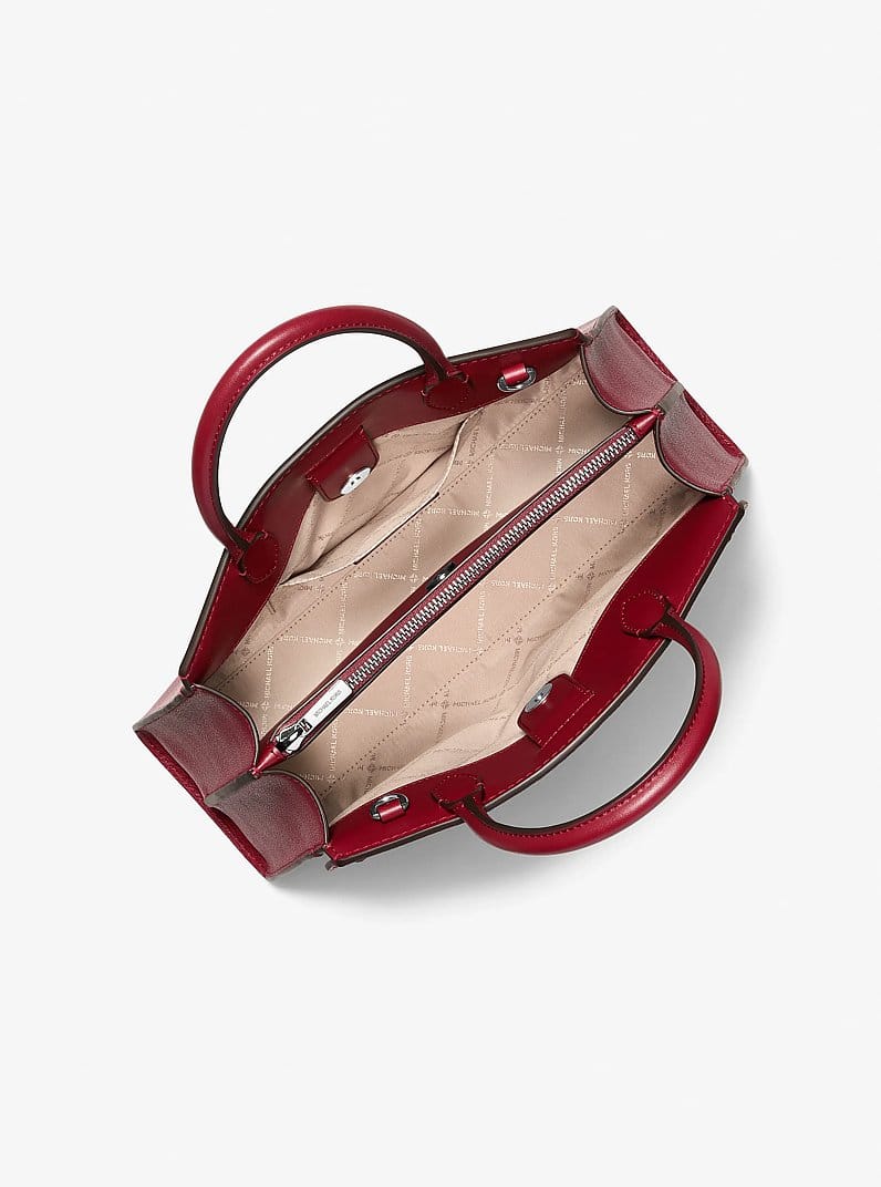 Greta Medium Leather Satchel