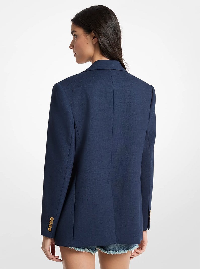 Oversized Crepe Blazer