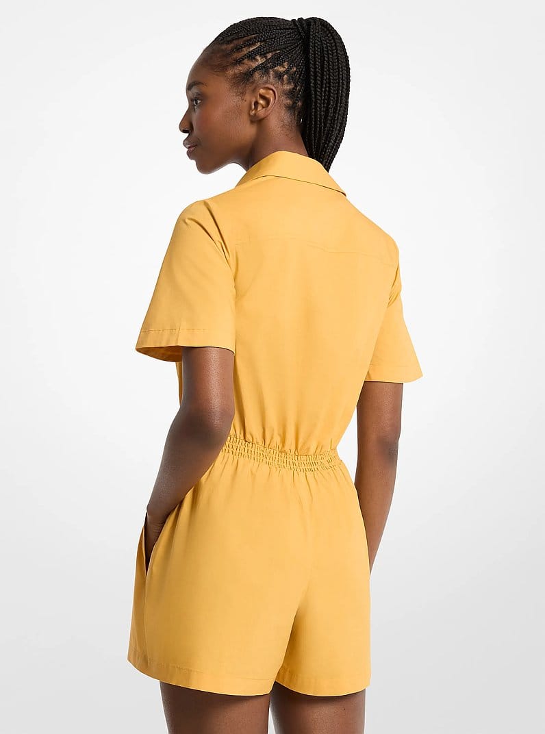 Cotton Poplin Romper