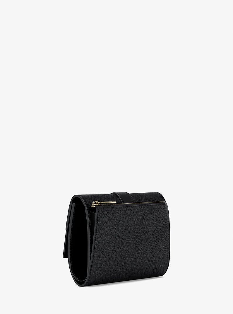 Greenwich Medium Saffiano Leather Trifold Wallet