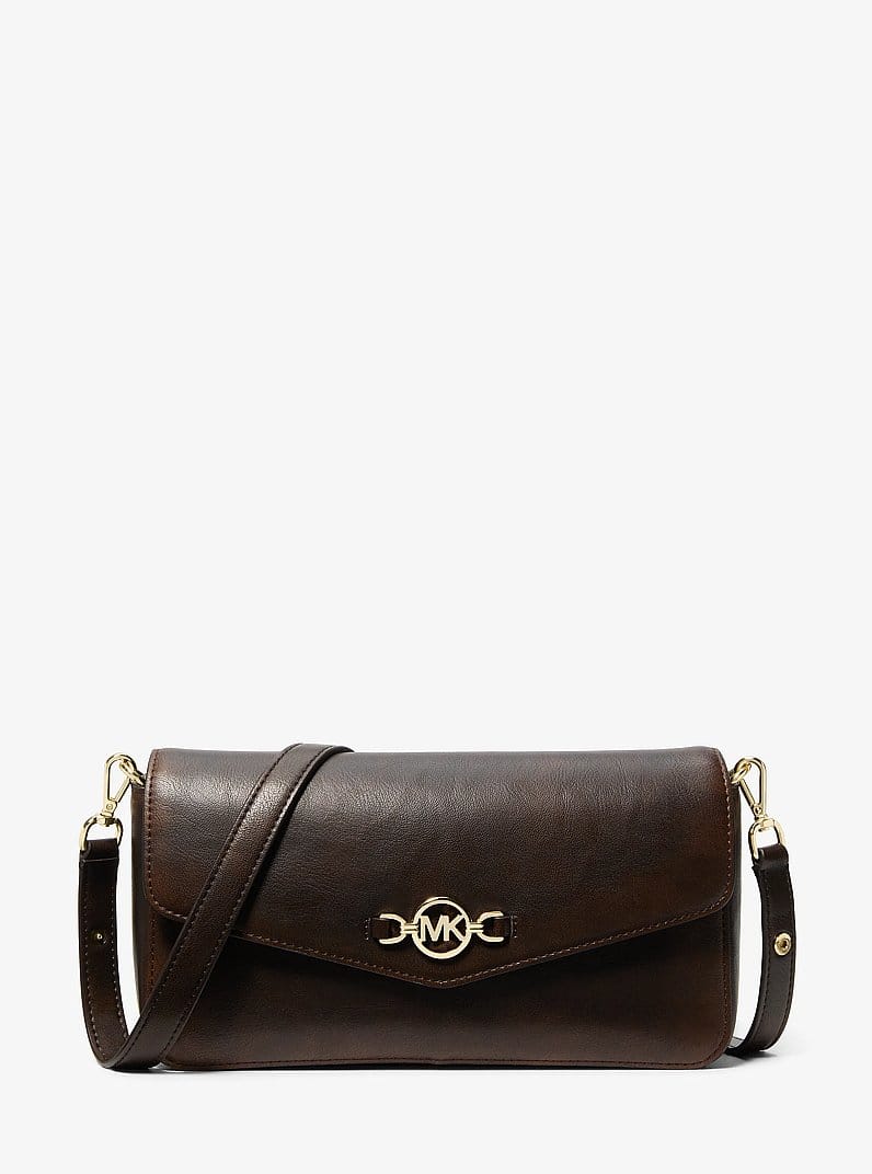 Kacey Medium Burnished Shoulder Bag
