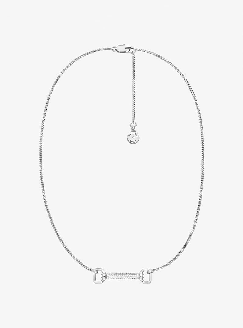 Pavé Horsebit Necklace