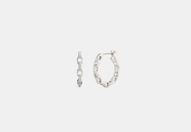 Linked C Small Hoop Earrings