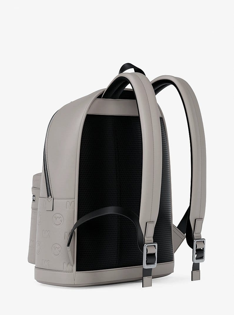 Cooper Medium Logo Debossed Dome Backpack